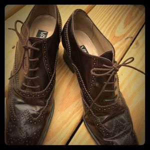 Woman’s wingtip dress shoes